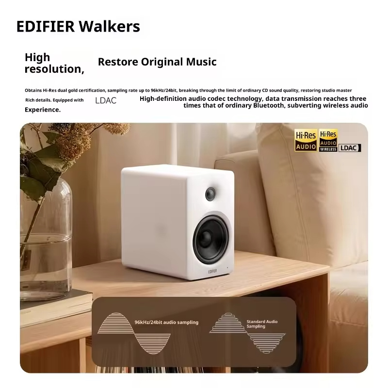 New Edifier N500 Bluetooth Audio Bluetooth 6.0 High Volume High-Quality Sound Desktop Full-Function Remote Computer Speaker