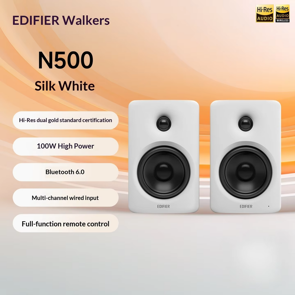 New Edifier N500 Bluetooth Audio Bluetooth 6.0 High Volume High-Quality Sound Desktop Full-Function Remote Computer Speaker