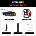 Fosi Audio BT20A MAX Bluetooth 6.0 Amplifer  2.1 Channel Hifi Stero amplifier PFFB 300W*2 Class D Hight Power amp For Outdoor
