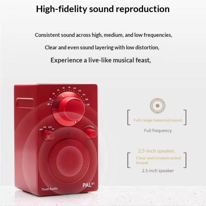 Tivoli Audio PALBT Bluetooth Speaker Waterproof Bluetooth 5.0 Portable Outdoor Radio Speaker