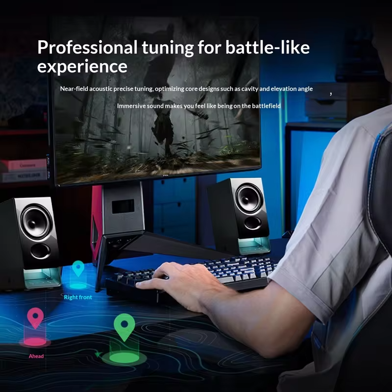 EDIFIER R20 Multimedia Audio Desktop Computer Sound System Subwoofer High Volume Home Mini Speaker Music Office Speaker Gift
