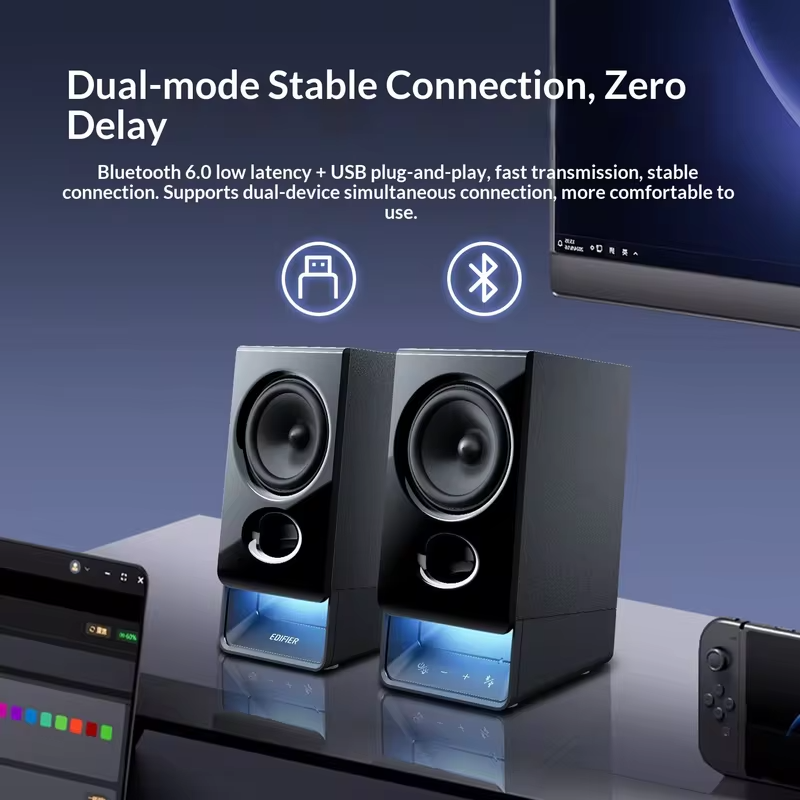 EDIFIER R20 Multimedia Audio Desktop Computer Sound System Subwoofer High Volume Home Mini Speaker Music Office Speaker Gift