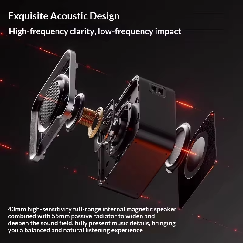 Edifier Halo Nano Speaker Bluetooth 6.0 43mm Full-Range Speaker TWS Connected Outdoor Portable Mini Subwoofer Audio Gifts