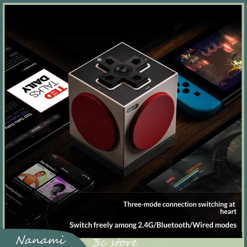 New Cube2 MINI Audio Portable Bluetooth 5.3  with Stereo Sound Long Battery Life Comes with Base Retro Bluetooth Speaker