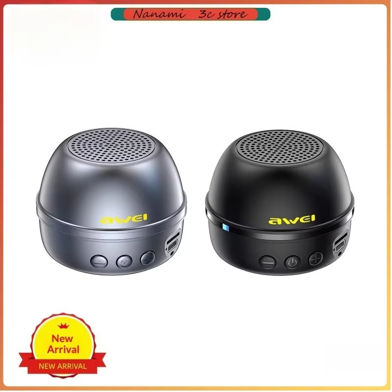 New Awei Magnetic Bluetooth Audio 40mm Bass Diaphragm 360° Surround Wireless Small Portable Mini Outdoor Subwoofer Speaker
