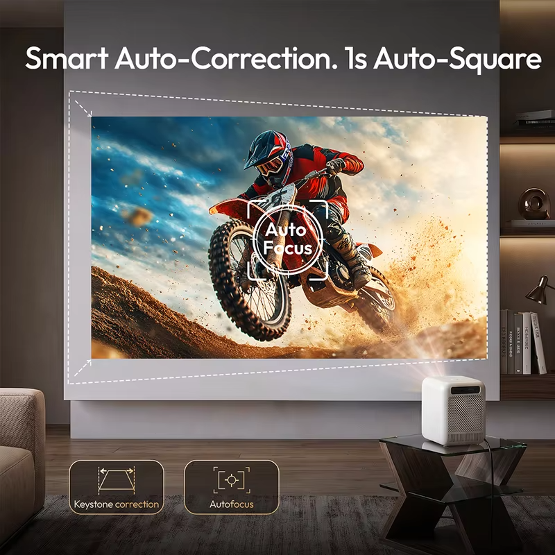 BYINTEK U4 LOVE 1 Smart Mini Home Theater Projector 4K 1080P Video Android WIFI for Smartphone Cinema