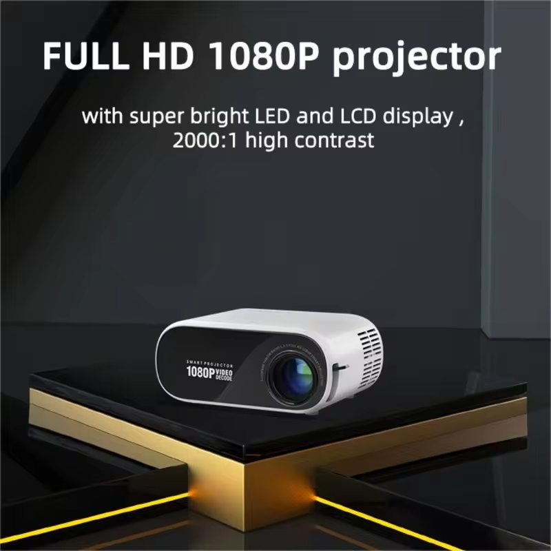 Wifi Mini Projector Projector Portable Home Theater Sync Screen Supported 1080P