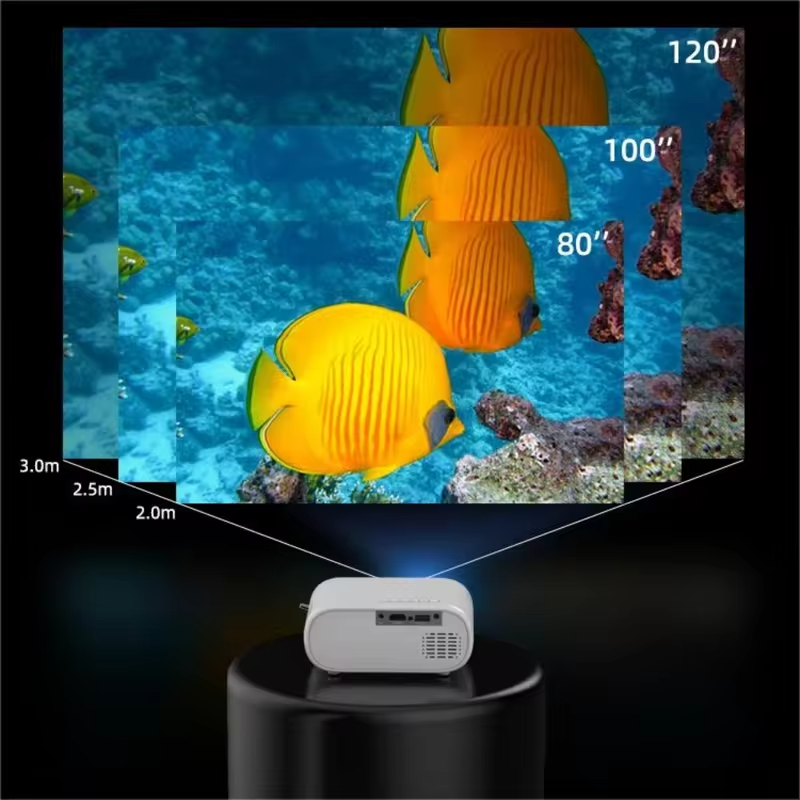 Wifi Mini Projector Projector Portable Home Theater Sync Screen Supported 1080P