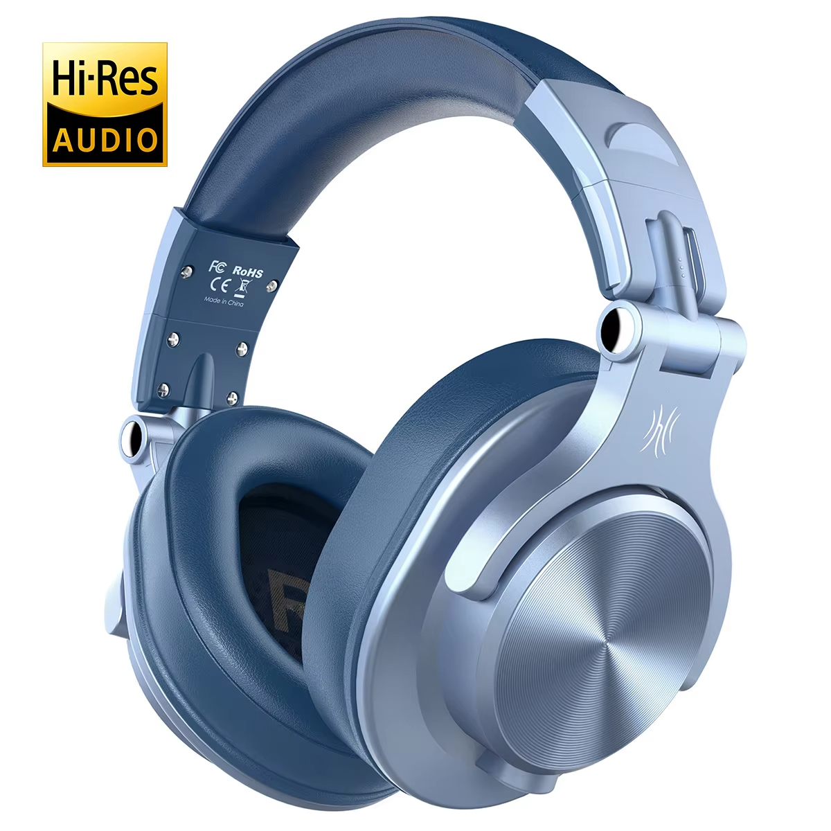 Oneodio A70 Wireless Bluetooth 5.2 Headphones 72Hrs Over Ear Hi-Res Audio 3.5mm/6.35mm Wired Studio DJ Headset With Microphone