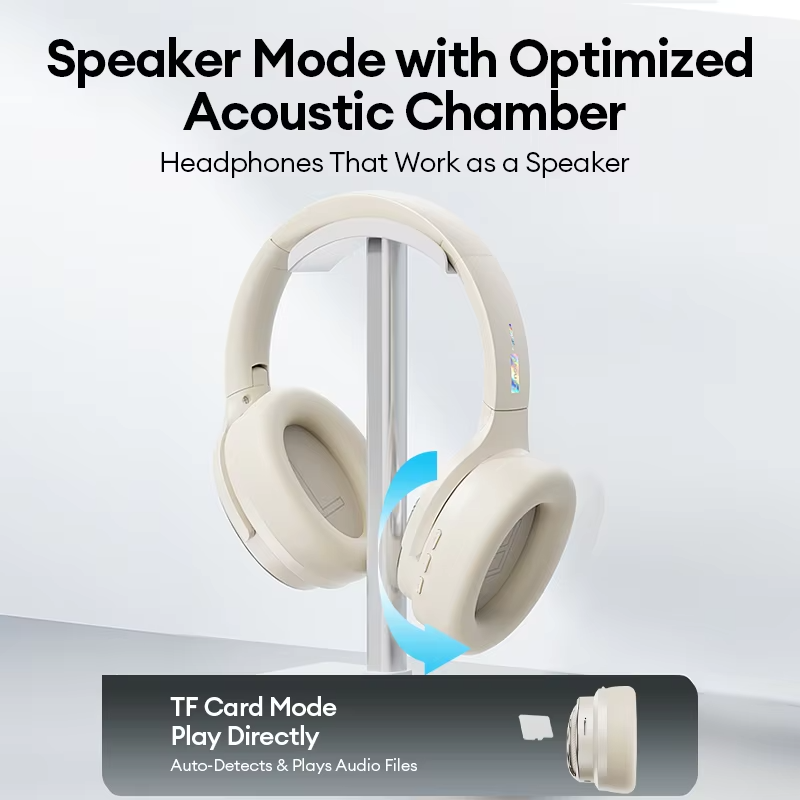 Lenovo Original Bluetooth Earphones Over-ear Foldable Computer Wireless Headphones Noise Cancellation HIFI Stereo Gaming Headset