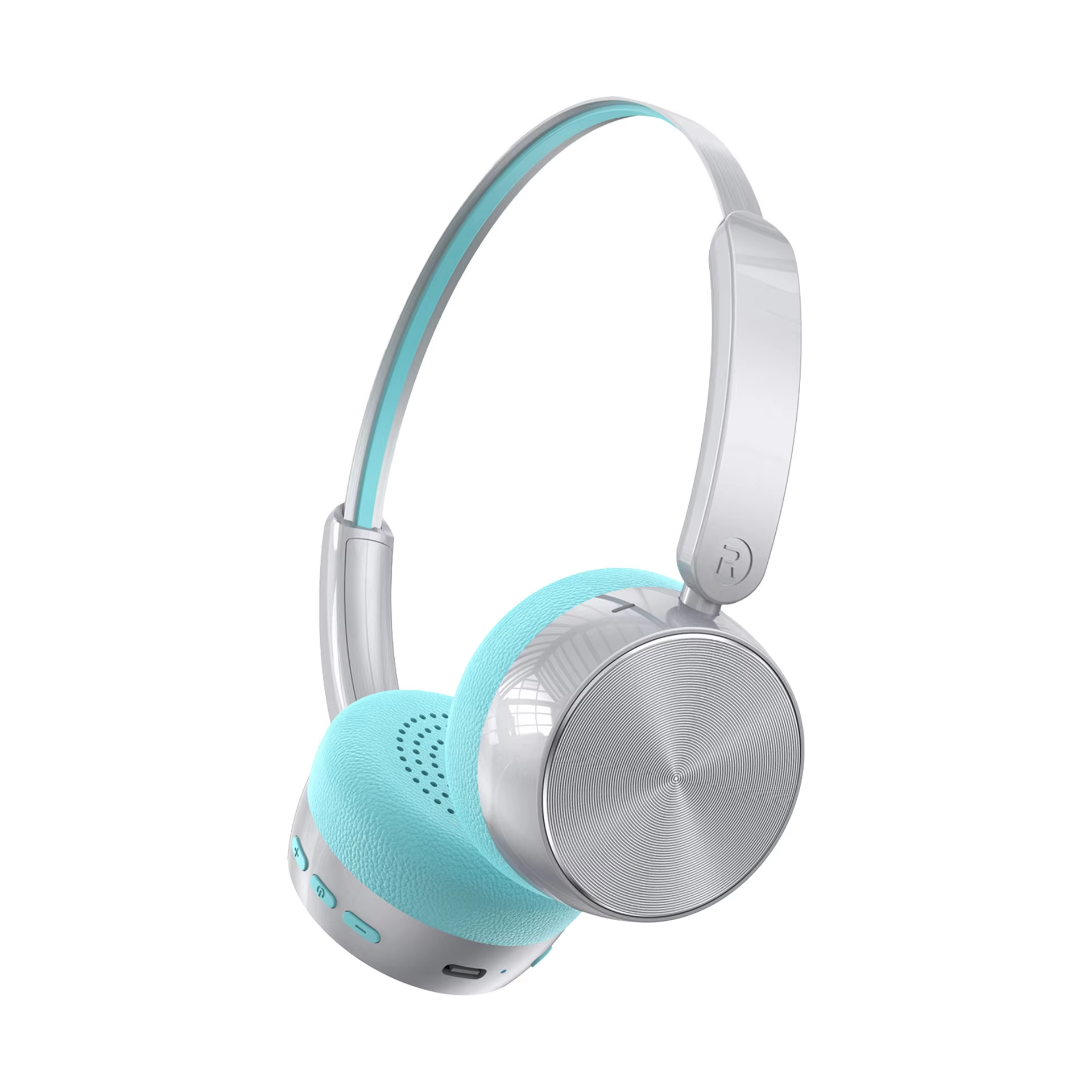 Retro Wireless Headphones Bluetooth 5.4 Over Ear Earphones 80H Playback 40mm Driver Type-C Charging Soft Cushions Built-in Mic