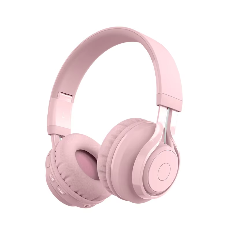 Kids Headphones Bluetooth 5.0 Wireless Earphones with 85dB Volume Limit RGB Light 3.5mm Wired Mode for School Travel and Gifts