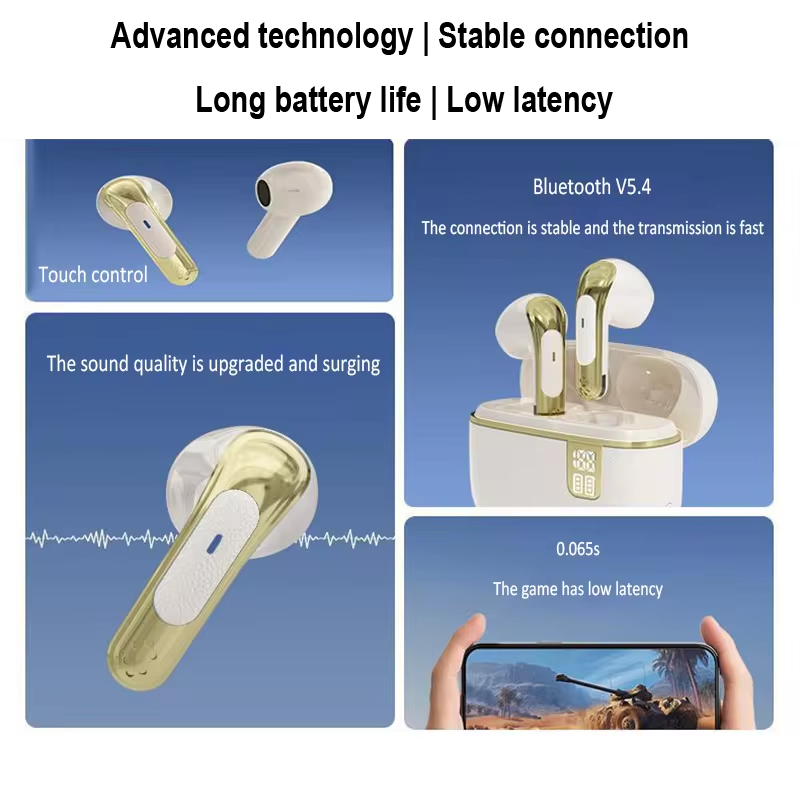 For xiaomi Lenovo Bluetooth Headphone Wireless Headset Quality HiFi Stereo Earphone ENC-calling Noise Reduction Earbuds