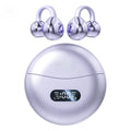 Wireless Bone Conduction Bluetooth 5 4 Sport Earbuds OWS Ear Clip Headphones Waterproof Comfortable With Digital Display
