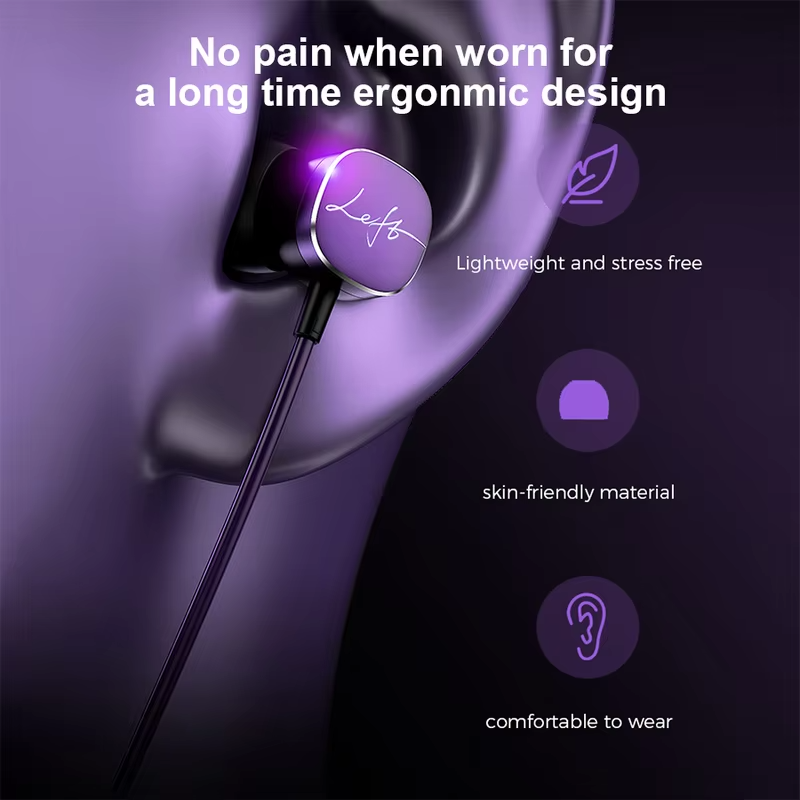 For Samsung Type C Wired Earphones HiFi Bass Surround Sound 3.5mm In-ear Headphones For iPhone 16 Galaxy Ultra S25 S24 Headsets