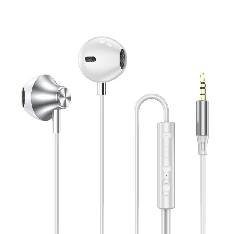 USB Type C Wired Headphones HiFi Bass Stereo With Mic Earphones in Ear 3.5mm Jack Earbuds For iPhone 17 16 15 Samsung S25 Xiaomi