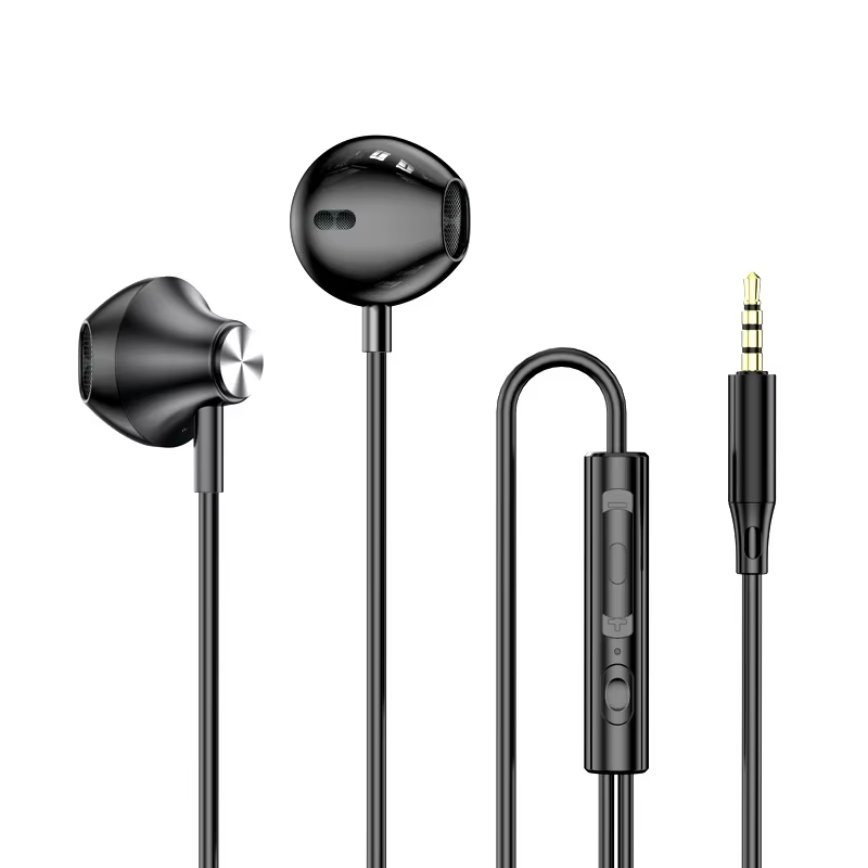 USB Type C Wired Headphones HiFi Bass Stereo With Mic Earphones in Ear 3.5mm Jack Earbuds For iPhone 17 16 15 Samsung S25 Xiaomi