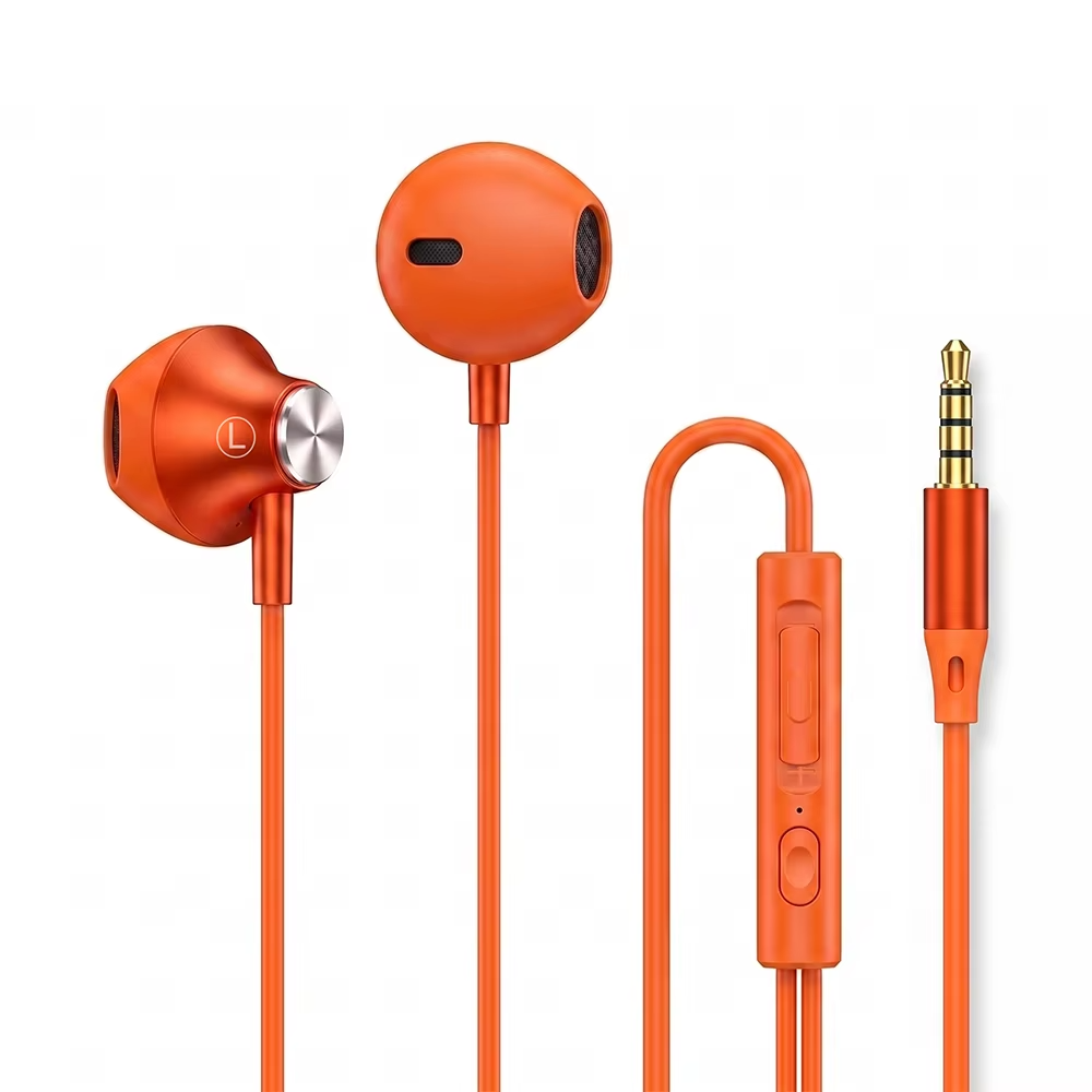 USB Type C Wired Headphones HiFi Bass Stereo With Mic Earphones in Ear 3.5mm Jack Earbuds For iPhone 17 16 15 Samsung S25 Xiaomi