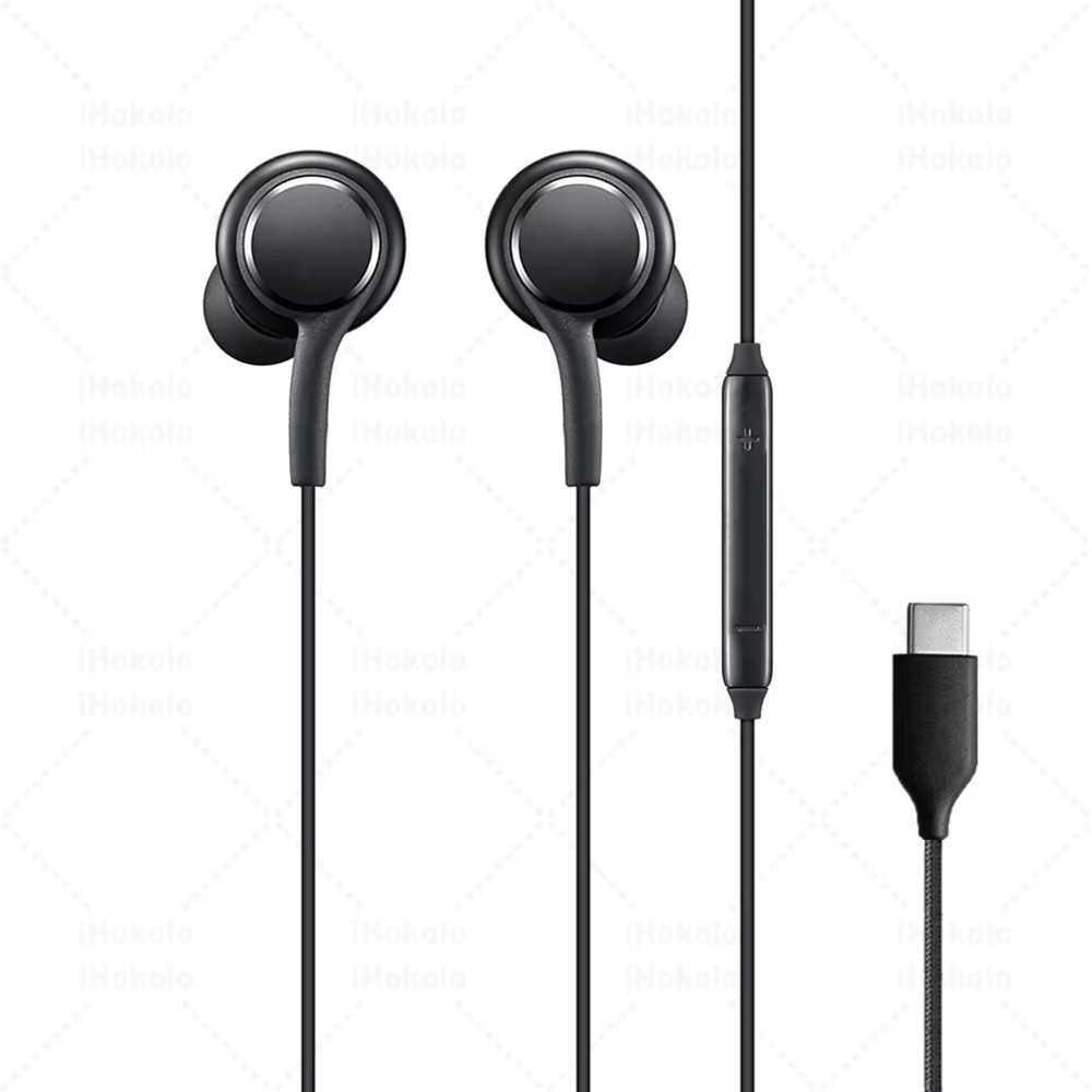 Original Type C Wired Earphone For Samsung Galaxy S25 S24 S23 S21 S22 Ultra Plus 3.5mm Headphones A54 A34 A53 A53 Laptop Earbuds