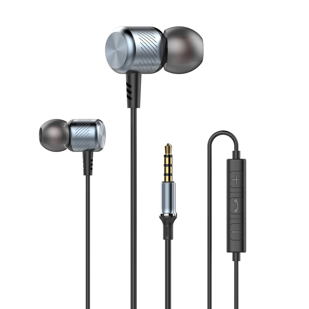 Deep Bass Metal Headphones Wired DAC Type C 3.5mm Earphones With Mic Earbuds Sport Music Headset For Mobile Phones Laptops PC