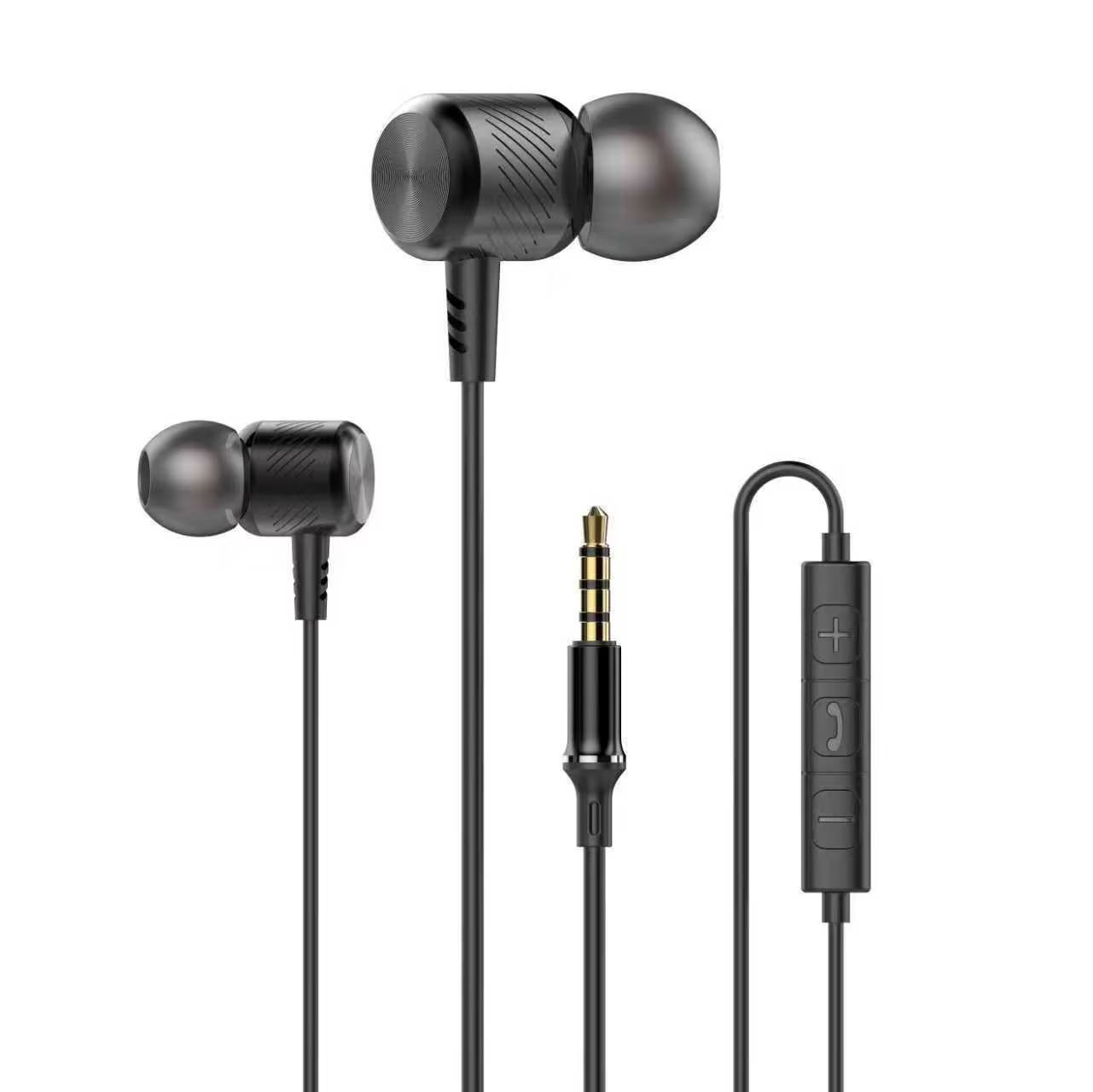 Deep Bass Metal Headphones Wired DAC Type C 3.5mm Earphones With Mic Earbuds Sport Music Headset For Mobile Phones Laptops PC
