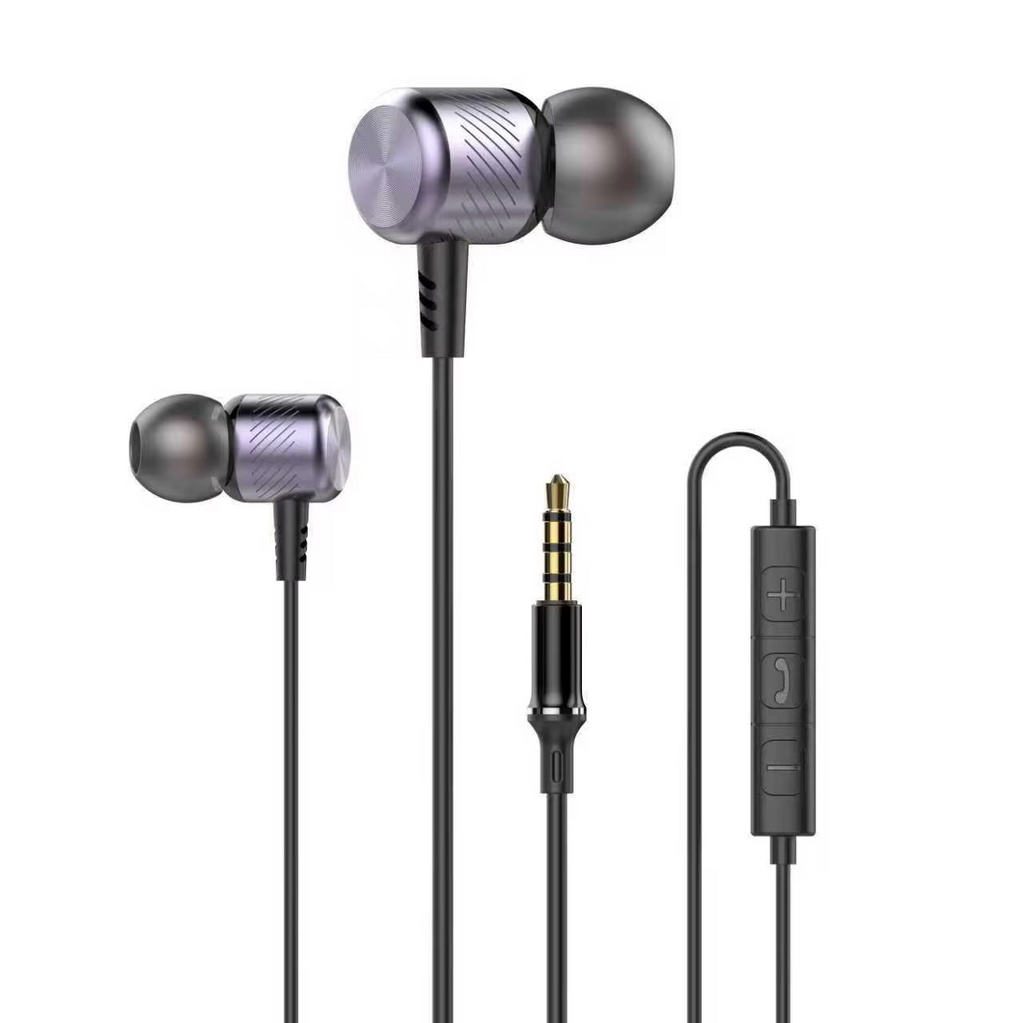 Deep Bass Metal Headphones Wired DAC Type C 3.5mm Earphones With Mic Earbuds Sport Music Headset For Mobile Phones Laptops PC
