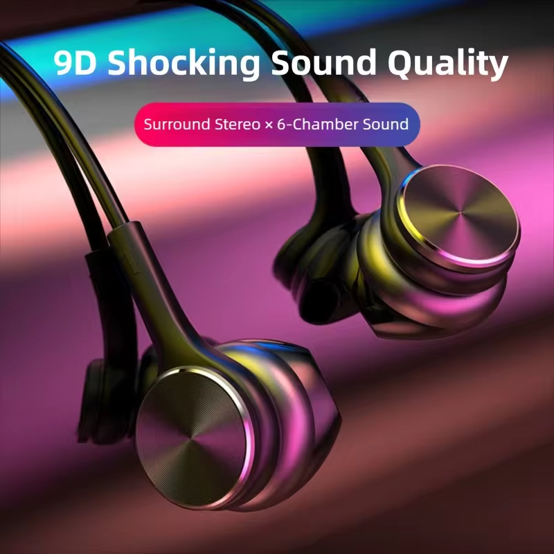 Type C Wired Headphones HiFi Stereo Volume Control Headset With HD Mic 3.5mm Earphones For Samsung Galaxy  iPhone 17 16 Earbud